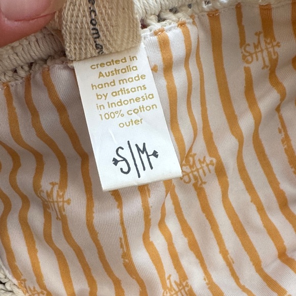 SHE MADE ME Cream Crochet Bikini - Picture 5 of 10